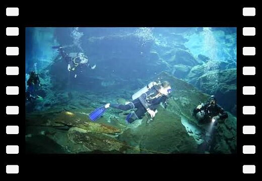 Plongée dans les cénotes au Mexique, près de Tulum